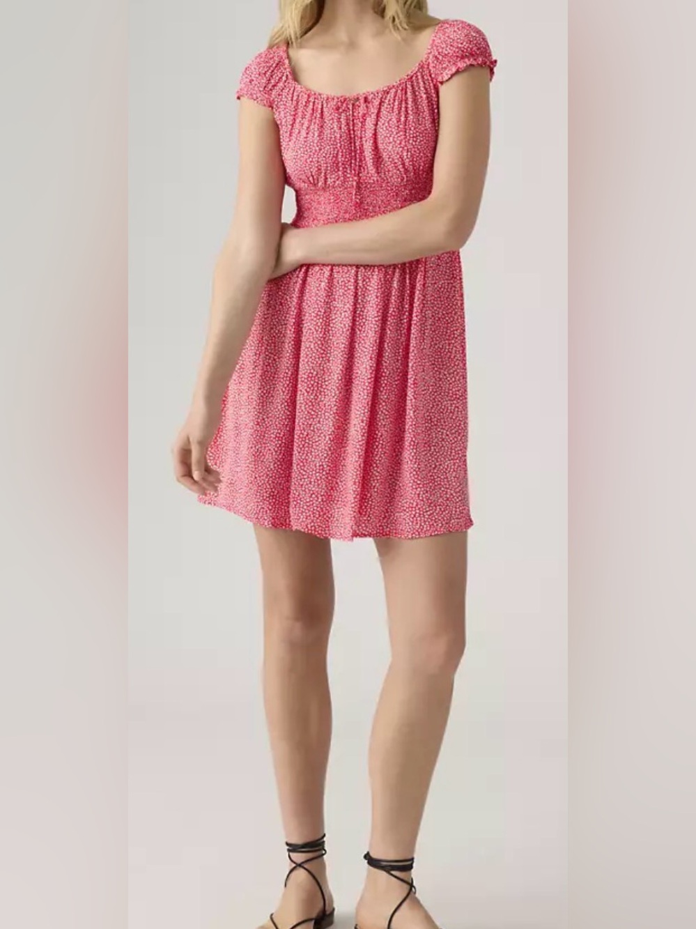 Levi’s YARA CREPE DRESS Rita Floral - Orange